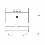 23.8-in. W Bathroom Vessel Sink_AI-28468