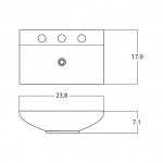 23.8-in. W Bathroom Vessel Sink_AI-28497