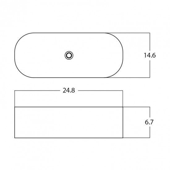 24.8-in. W Bathroom Vessel Sink_AI-28414