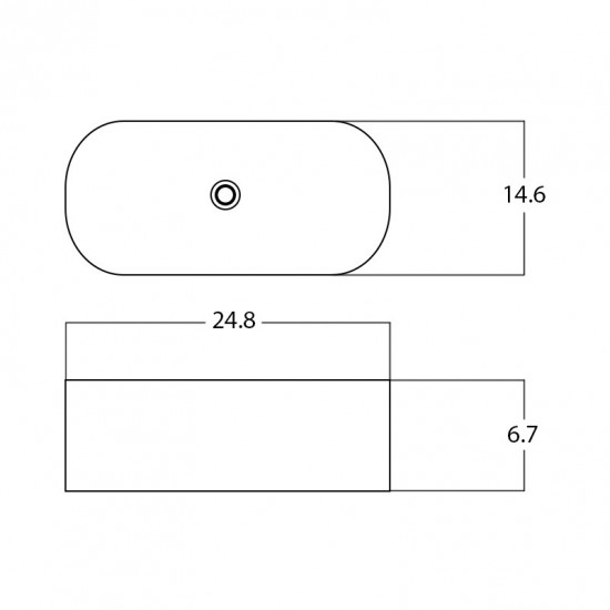 24.8-in. W Bathroom Vessel Sink_AI-28415