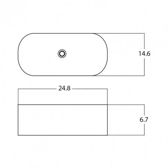 24.8-in. W Bathroom Vessel Sink_AI-28450