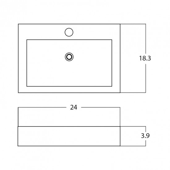 24-in. W Bathroom Vessel Sink_AI-28417