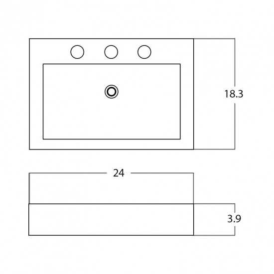 24-in. W Bathroom Vessel Sink_AI-28501