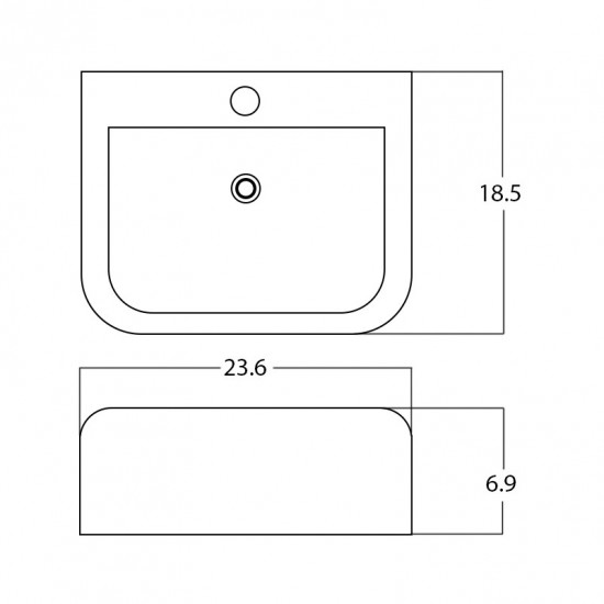 23.6-in. W Bathroom Vessel Sink_AI-28418