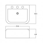 23.6-in. W Bathroom Vessel Sink_AI-28502