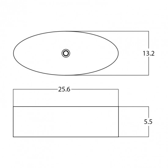 25.6-in. W Bathroom Vessel Sink_AI-28422