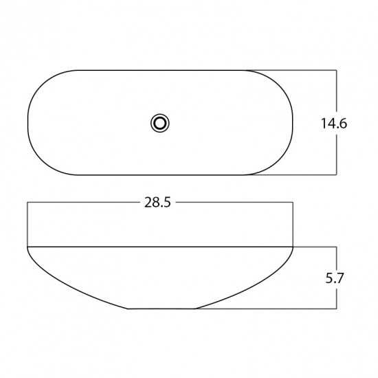 28.5-in. W Bathroom Vessel Sink_AI-28426