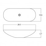 28.5-in. W Bathroom Vessel Sink_AI-28456