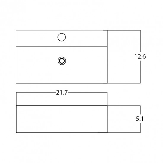 21.7-in. W Bathroom Vessel Sink_AI-28427