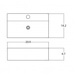 20.9-in. W Bathroom Vessel Sink_AI-28428