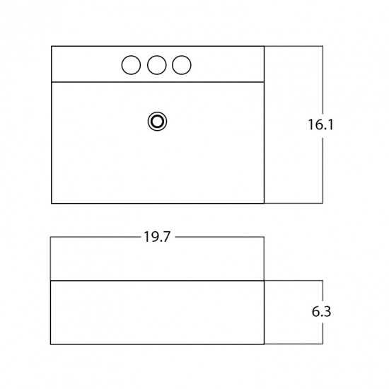 19.7-in. W Bathroom Vessel Sink_AI-28478