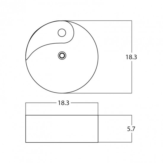 18.3-in. W Bathroom Vessel Sink_AI-28440