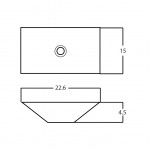 22.6-in. W Bathroom Vessel Sink_AI-28575