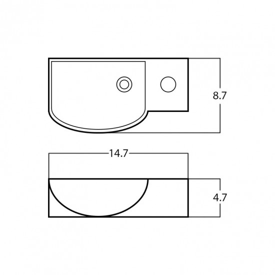 14.7-in. W Bathroom Vessel Sink_AI-28583