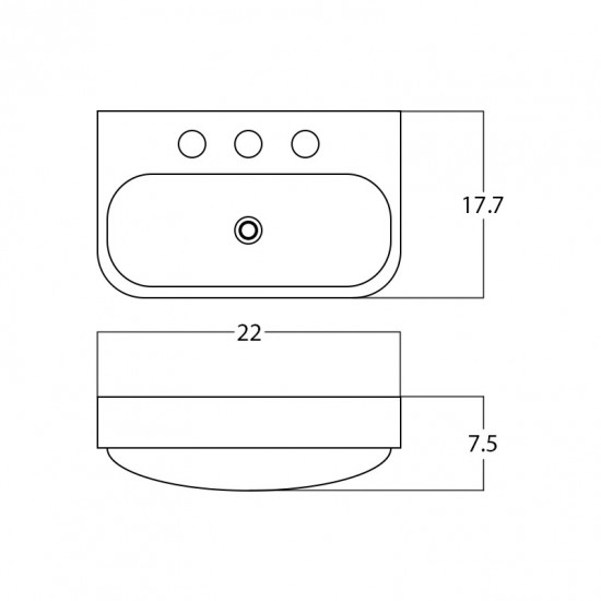 22-in. W Bathroom Vessel Sink_AI-28685