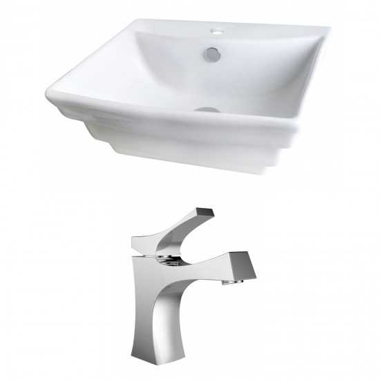 19.75-in. W Bathroom Vessel Sink Set_AI-14909