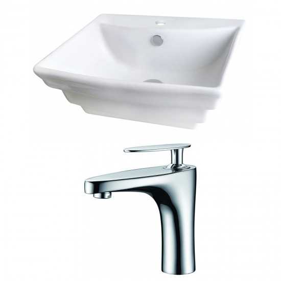 19.75-in. W Bathroom Vessel Sink Set_AI-14911