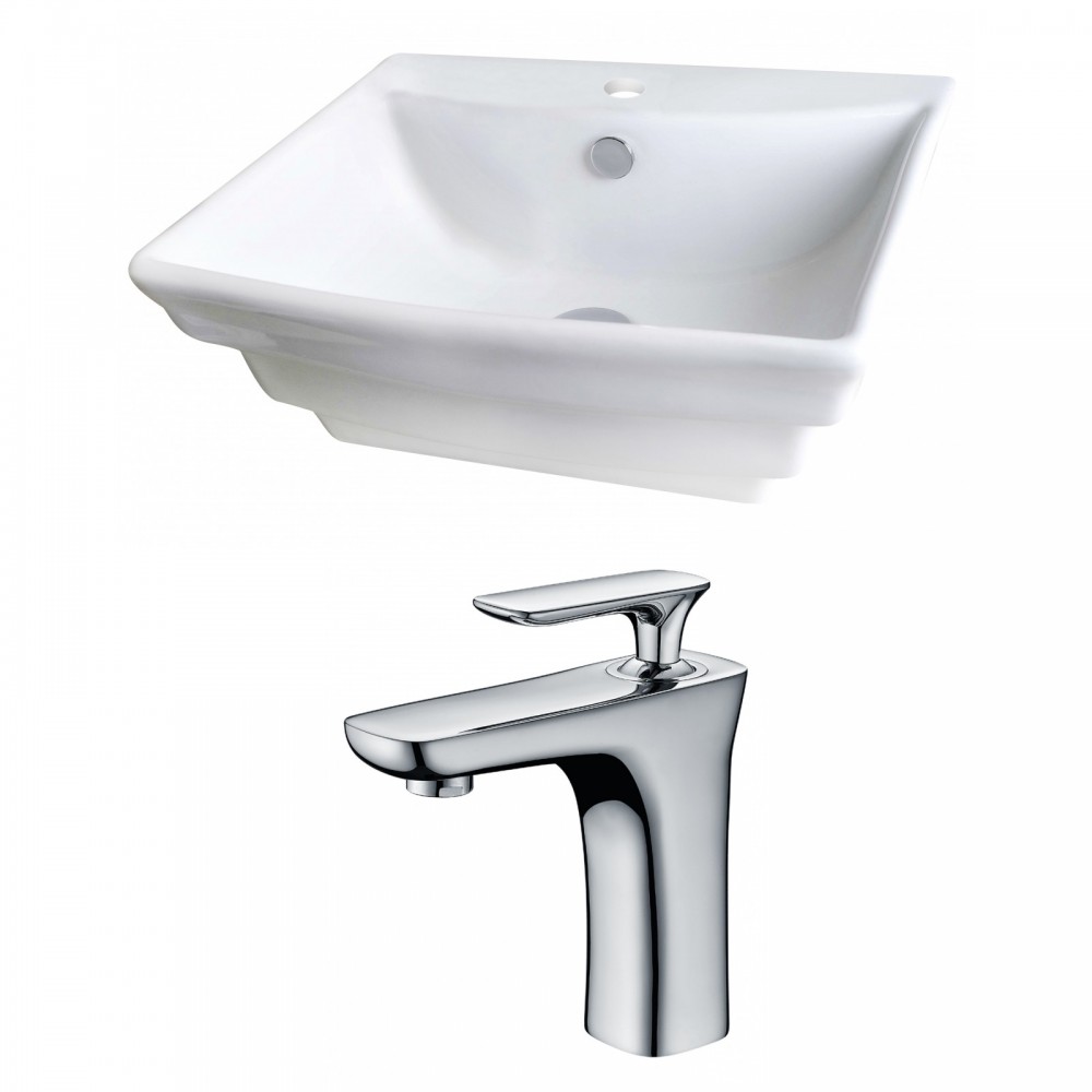 19.75-in. W Bathroom Vessel Sink Set_AI-14912