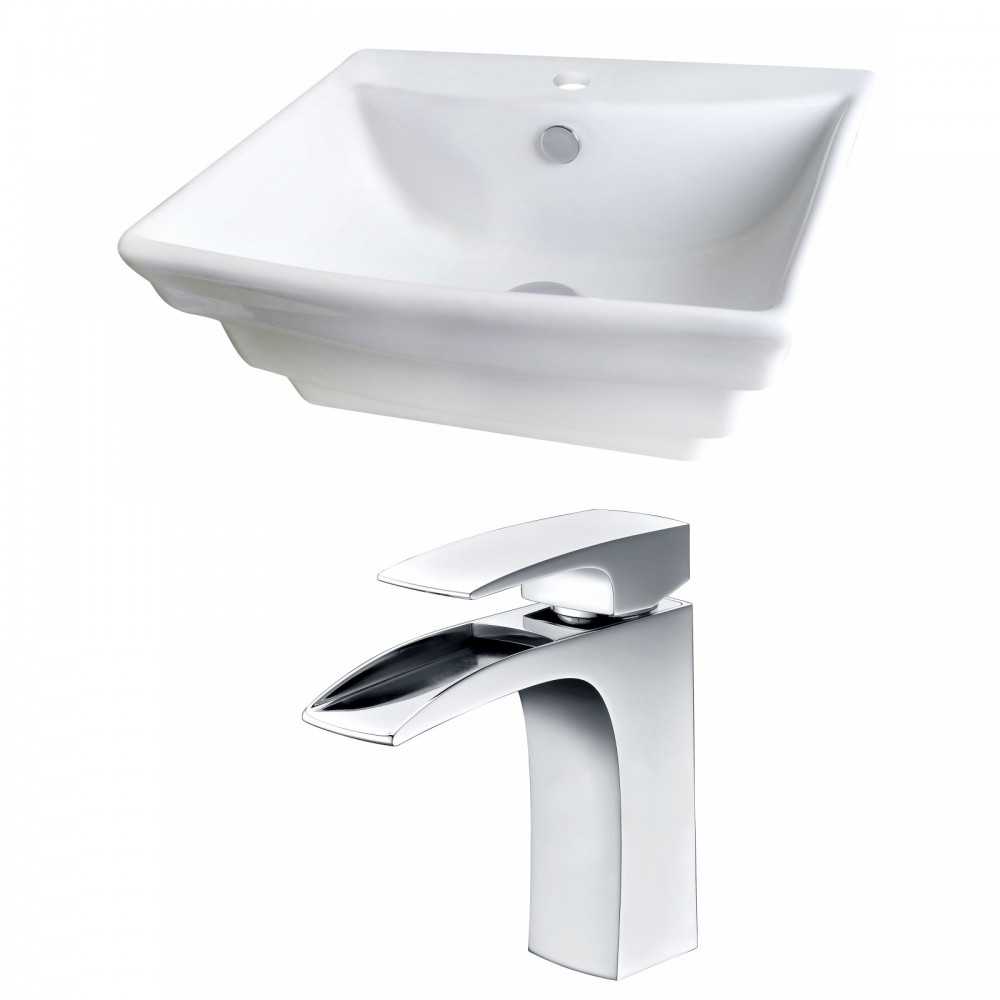 19.75-in. W Bathroom Vessel Sink Set_AI-14913