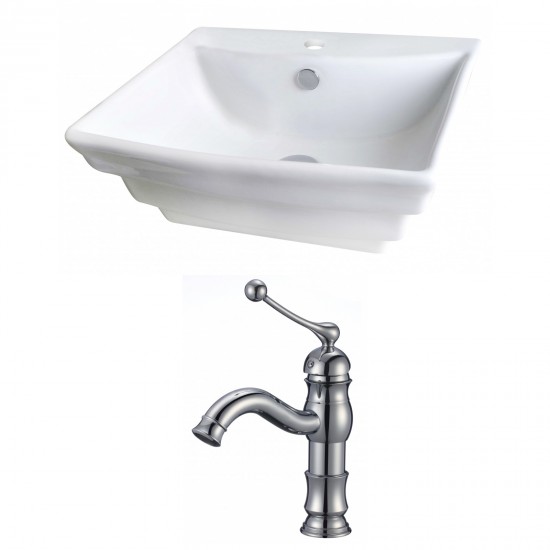 19.75-in. W Bathroom Vessel Sink Set_AI-14915