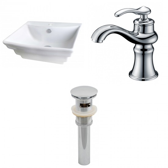 19.75-in. W Bathroom Vessel Sink Set_AI-15362