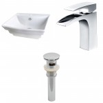 19.75-in. W Bathroom Vessel Sink Set_AI-15365