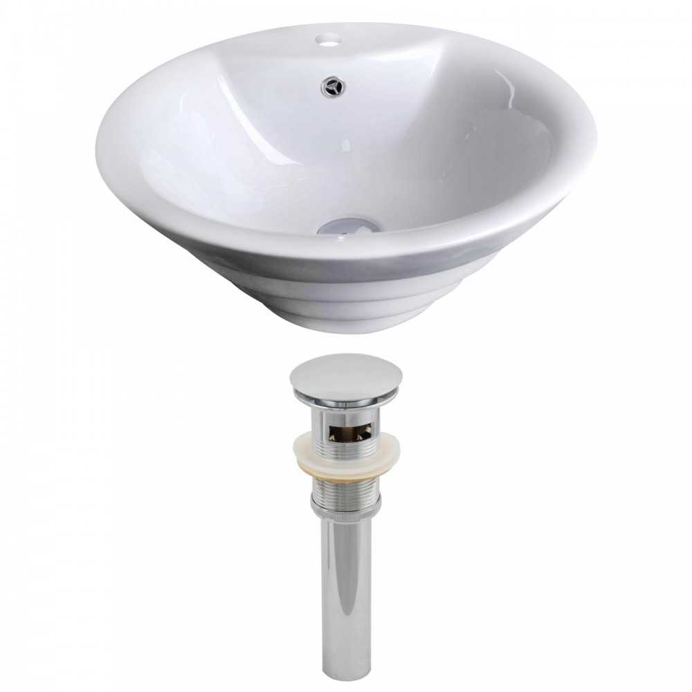 19.25-in. W Bathroom Vessel Sink Set_AI-14786