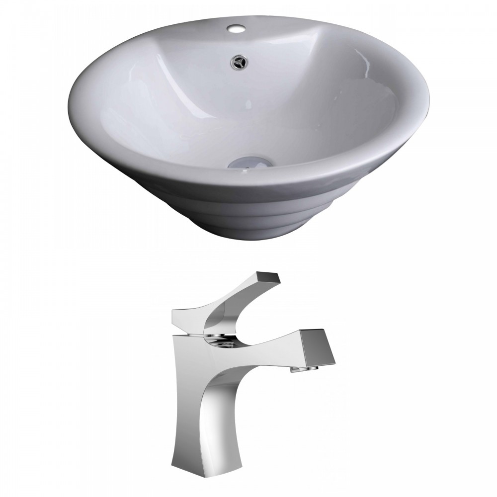 19.25-in. W Bathroom Vessel Sink Set_AI-14916