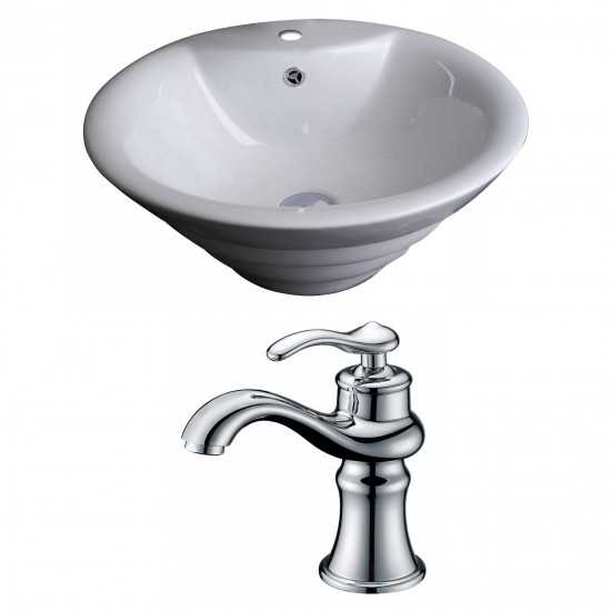 19.25-in. W Bathroom Vessel Sink Set_AI-14917