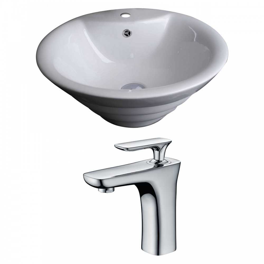 19.25-in. W Bathroom Vessel Sink Set_AI-14919