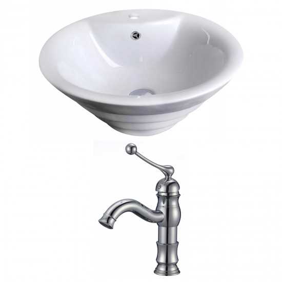 19.25-in. W Bathroom Vessel Sink Set_AI-14922