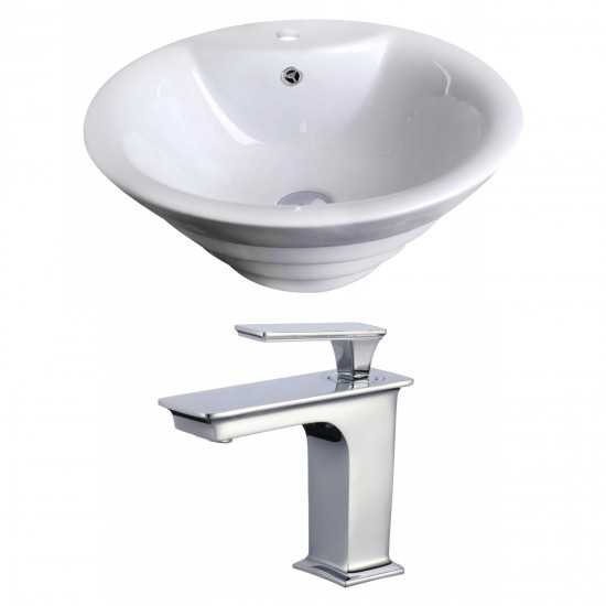 19.25-in. W Bathroom Vessel Sink Set_AI-17802