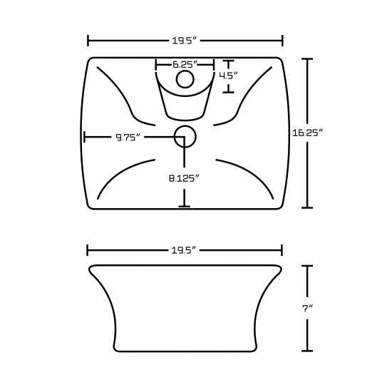 19.5-in. W Bathroom Vessel Sink Set_AI-14787