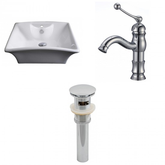 19.5-in. W Bathroom Vessel Sink Set_AI-15378