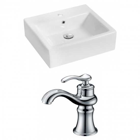 21-in. W Bathroom Vessel Sink Set_AI-14931