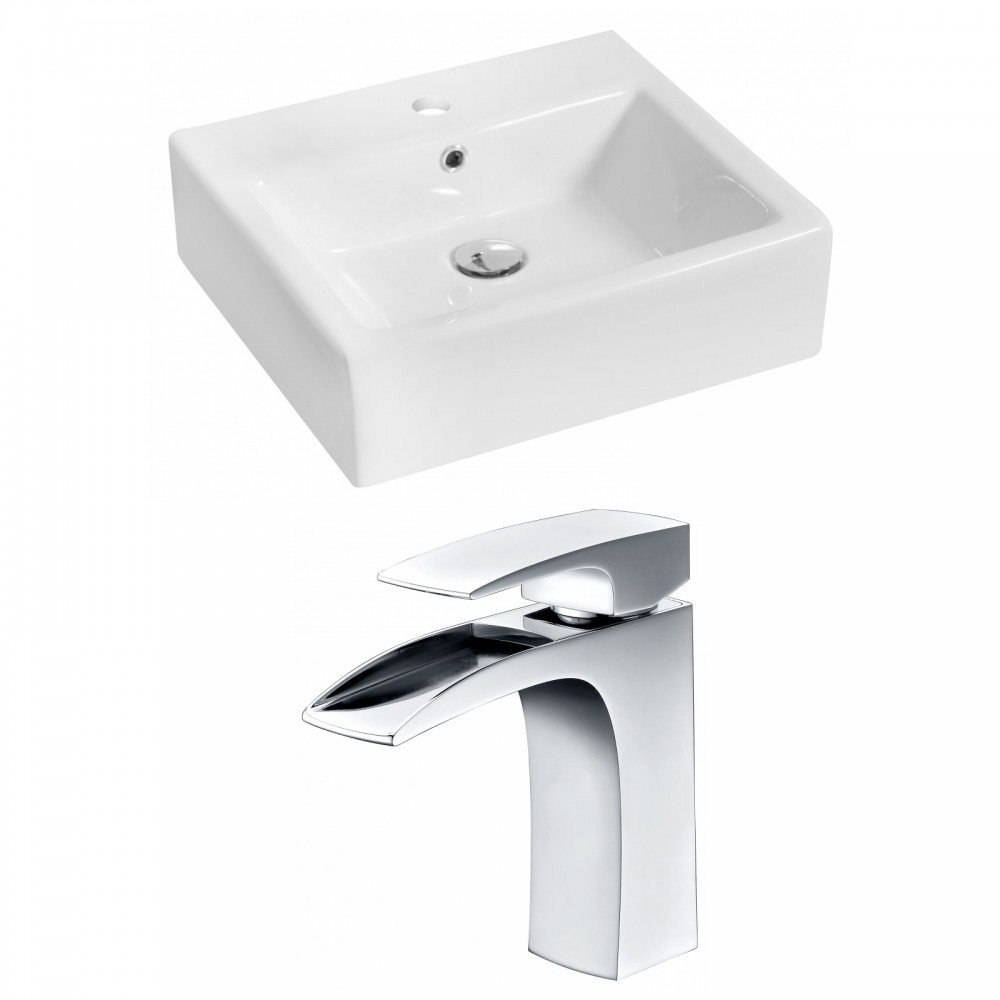 21-in. W Bathroom Vessel Sink Set_AI-14934