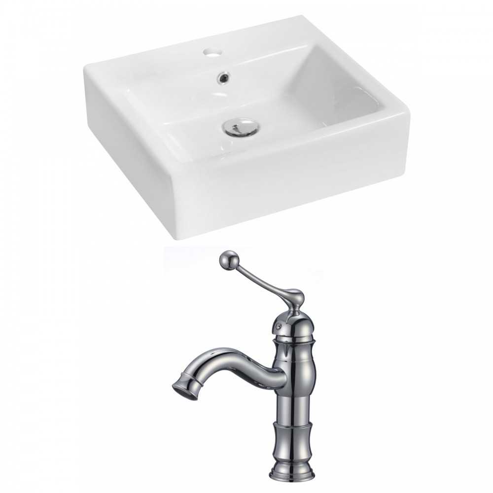 21-in. W Bathroom Vessel Sink Set_AI-14936