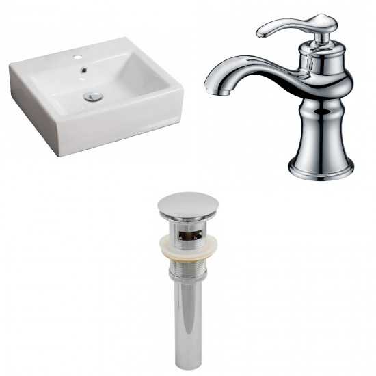 21-in. W Bathroom Vessel Sink Set_AI-15380