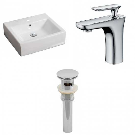 21-in. W Bathroom Vessel Sink Set_AI-15382