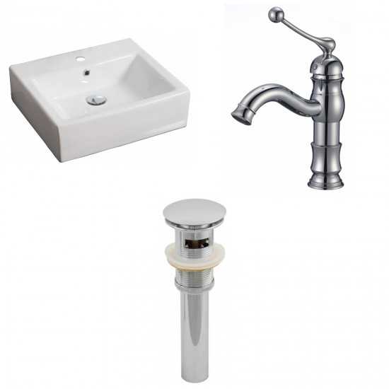 21-in. W Bathroom Vessel Sink Set_AI-15384