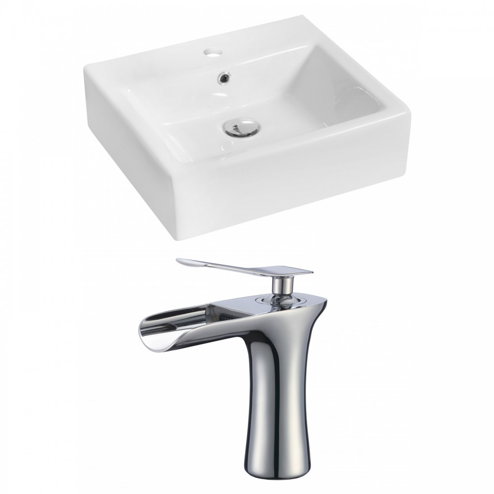 21-in. W Bathroom Vessel Sink Set_AI-17805