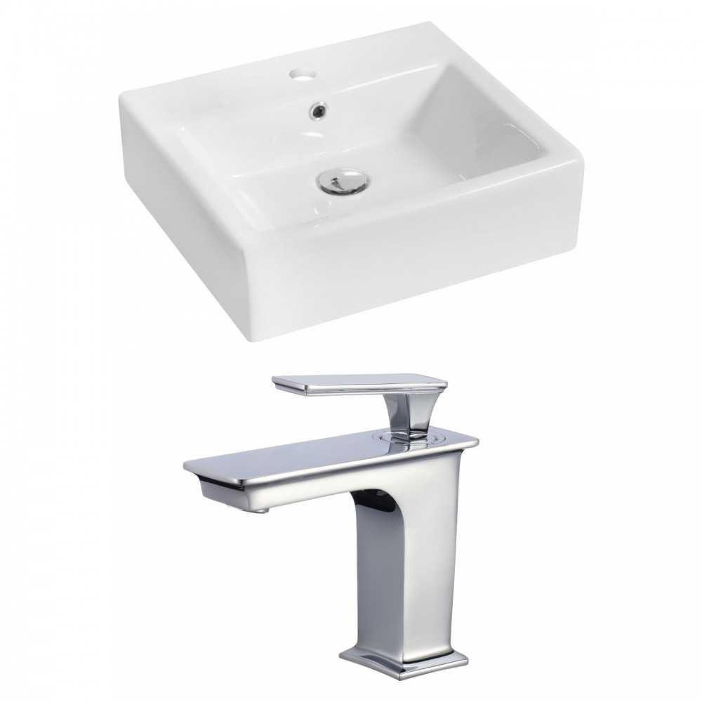 21-in. W Bathroom Vessel Sink Set_AI-17806