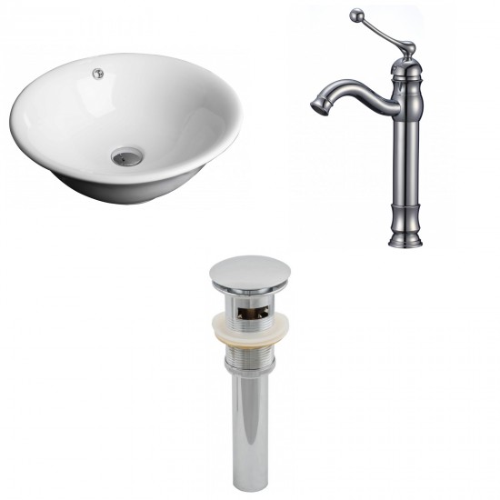 17-in. W Bathroom Vessel Sink Set_AI-15386