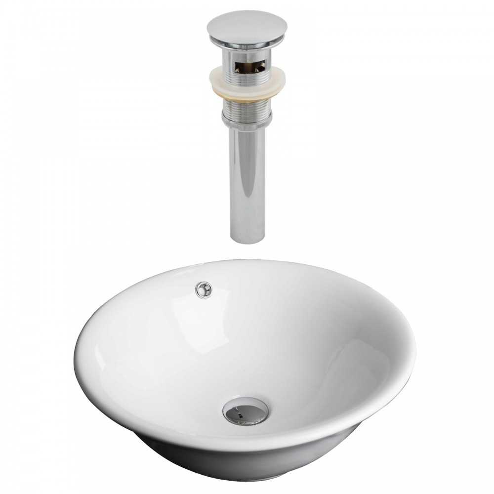 17-in. W Bathroom Vessel Sink Set_AI-14892