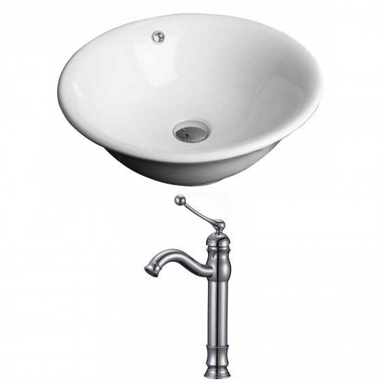 17-in. W Bathroom Vessel Sink Set_AI-14939