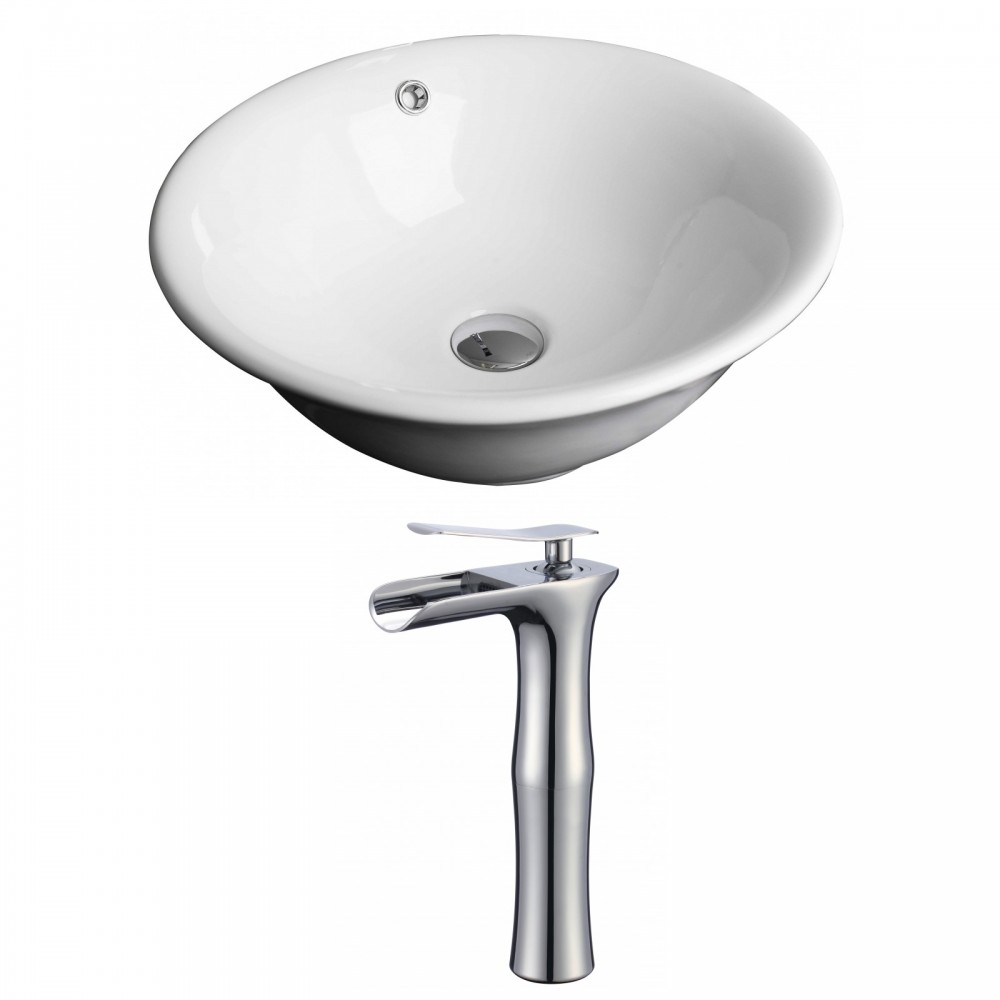 17-in. W Bathroom Vessel Sink Set_AI-17807