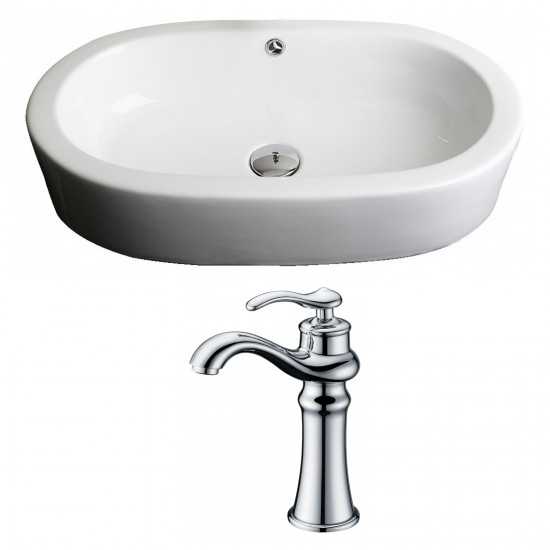 25.25-in. W Bathroom Vessel Sink Set_AI-14940