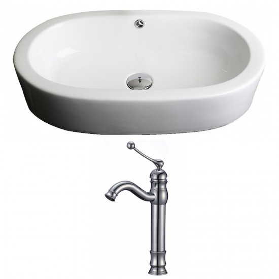 25.25-in. W Bathroom Vessel Sink Set_AI-14942