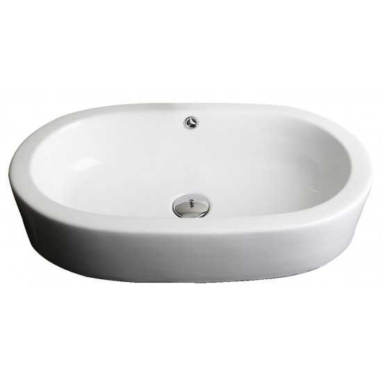 25.25-in. W Bathroom Vessel Sink Set_AI-15387