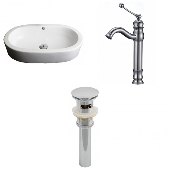 25.25-in. W Bathroom Vessel Sink Set_AI-15388